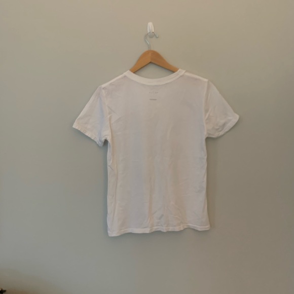 pacsun white floral basic tee shirt - Picture 4 of 5